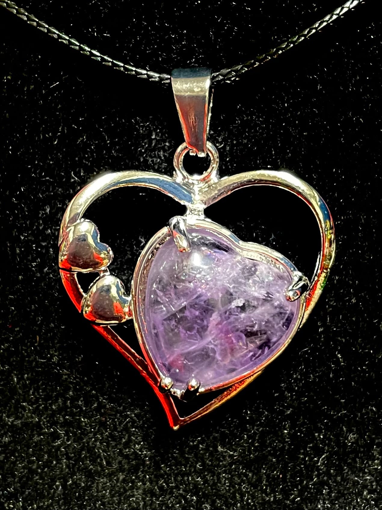 8) 「アメジスト」ハートPT