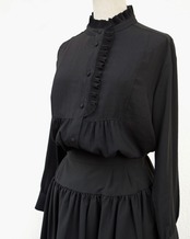 Pale Jute Black skirt Ⅱ