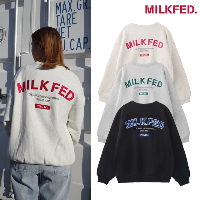 【MILKFED.】MILKFED.ⅹCHAMPION SWEAT TOP【ミルクフェド】