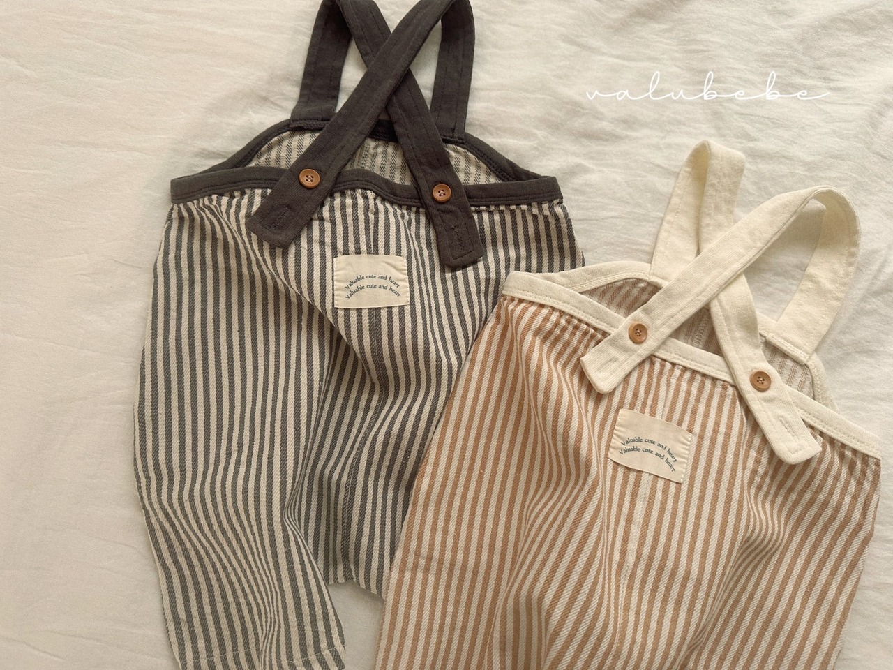 【valu bebe】バケットサロペット ブラック 60~80cm 240836 - 4