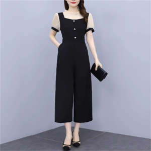 【送料無料】 ロングドレス ドレス 衣装 パンツ ガウチョ ロング マキシ アンクル丈 袖あり 半袖 ラウンドネック フリル 薄手生地 エレガント 上品 可愛い きれいめ シンプル カジュアル シック コンサバ 華やか おしゃれ お洒落 主役級 こなれ感 高見え 高級感 無地 ドット柄 水玉 夏 20代 30代 40代 レディース 女性用 ママ服 デート お出かけ 女子会 お呼ばれ 休日 お茶会 授業参観 結婚式 二次会 パーティ 演奏会 誕生日会 ファッション 定番 プチプラ   インスタ映え