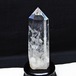 水晶 六角柱 虹入り 水晶 ポイント 台座付属 置物 原石 一点物 152-4519