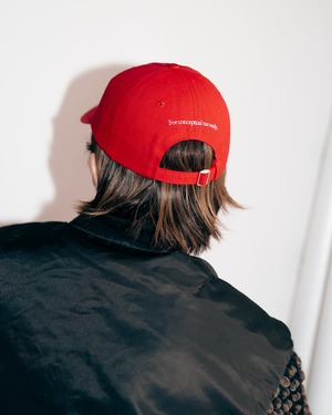 MURPHH  "MURPHH'S LAW" CAP〔RED〕