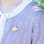 イチョウの葉 ピンバッチ