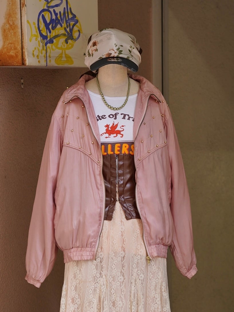 Vintage " Quilted Nylon Jacket "