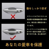 4枚 ダイハツ タフト TAFT LA900S LA910S型 R2.6~現行 に適応 ドアハンドルプロテクター 黒色