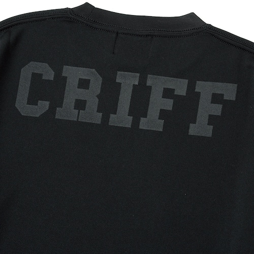 CRIFF WorkWear クリフワークウェア BACK LOGO DRY Tee（ブラック）☆「日経トレンディNET」掲載商品☆