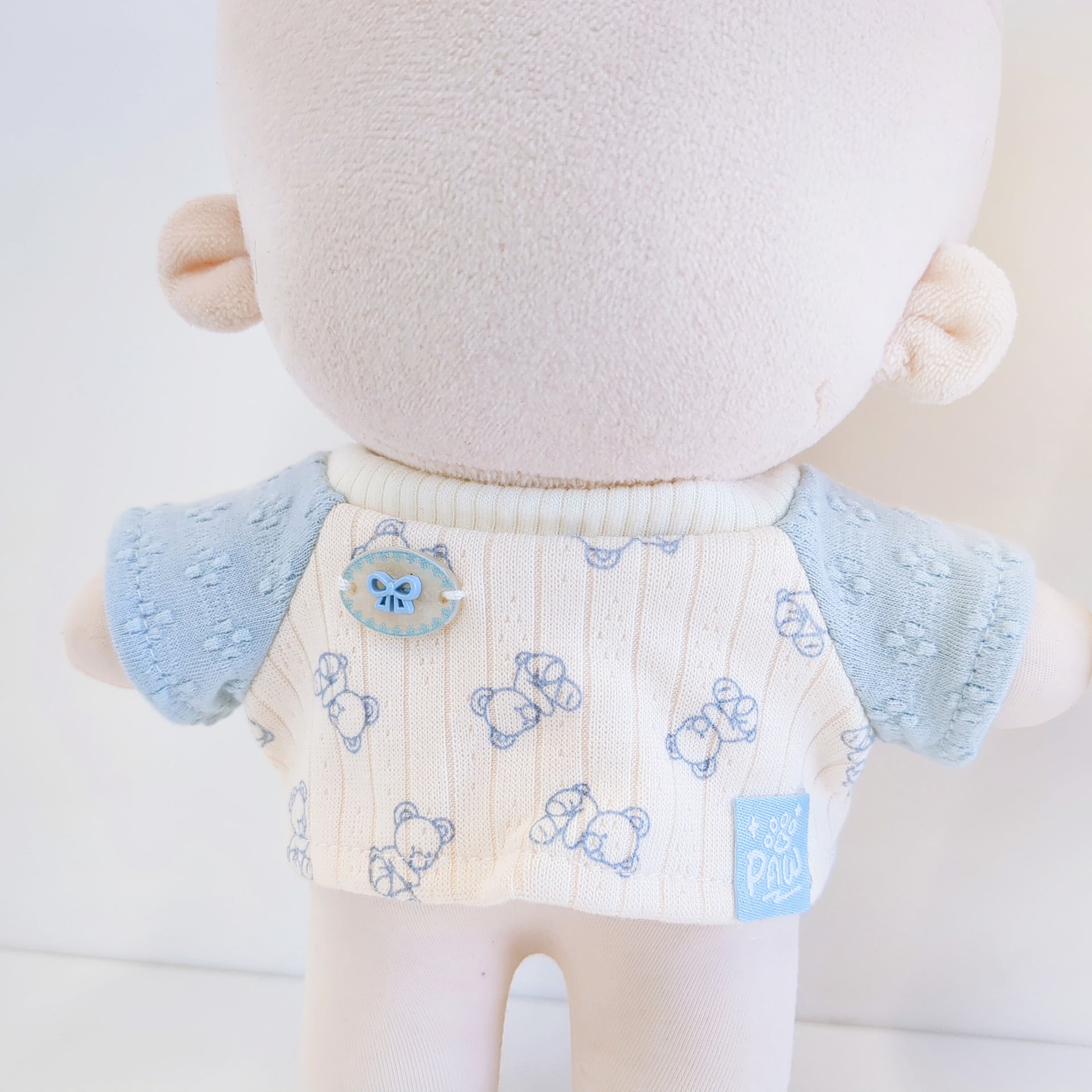 1499【20cm】どうぶつぬいぐるみ柄トップス | Little Closet │ ぬい服