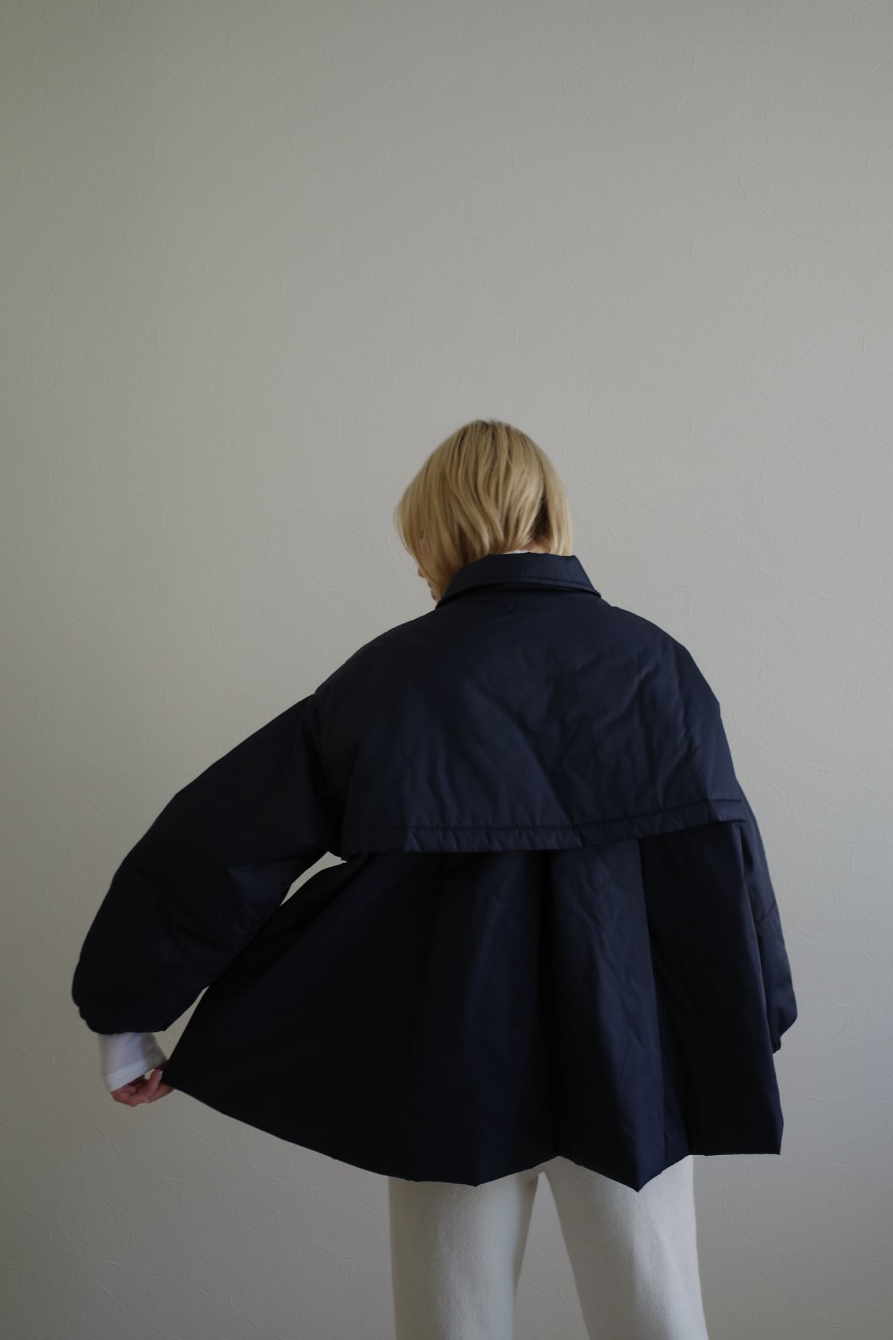 撥水 tent batting light blouson (navy) | e L L a 