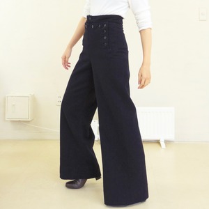 wool wide-leg pants