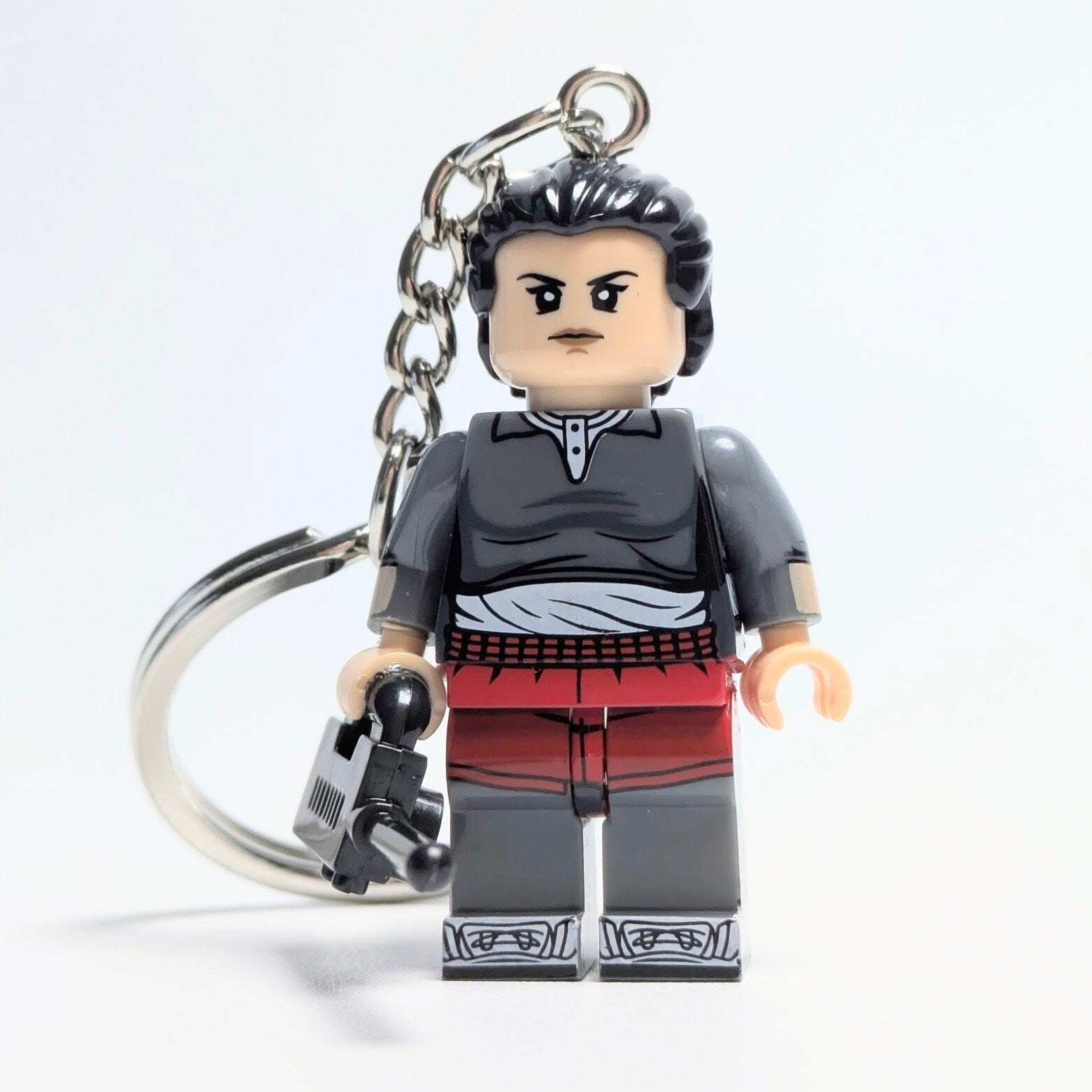 ★ブロックフィギュアキーホルダー★【 Stranger Things Season5 / ストレンジャーシングス 】 Eleven / イレブン トレーニングコスチュームver. 〚アメリカン雑貨 アメトイ〛