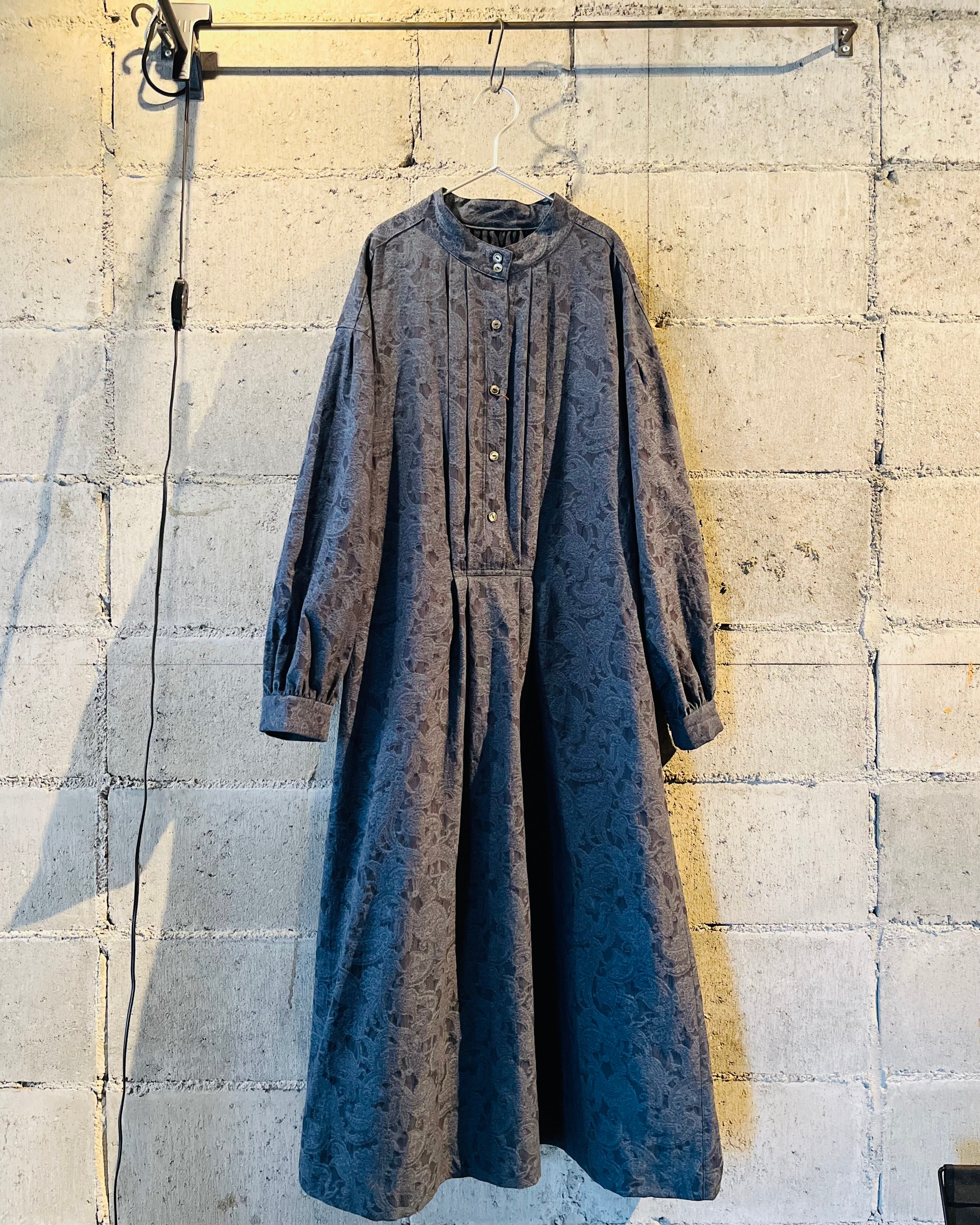 のの☆薔薇と紫陽花水色ストライプ蕾最高級綿100%ダブルキング仕立て