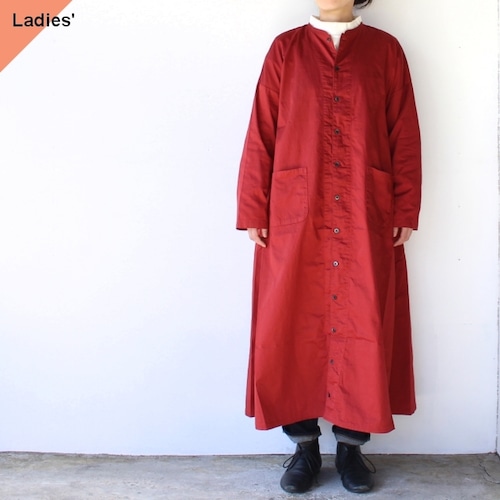 【再入荷】HARVESTY  アトリエローブ Atelier robe （RED）