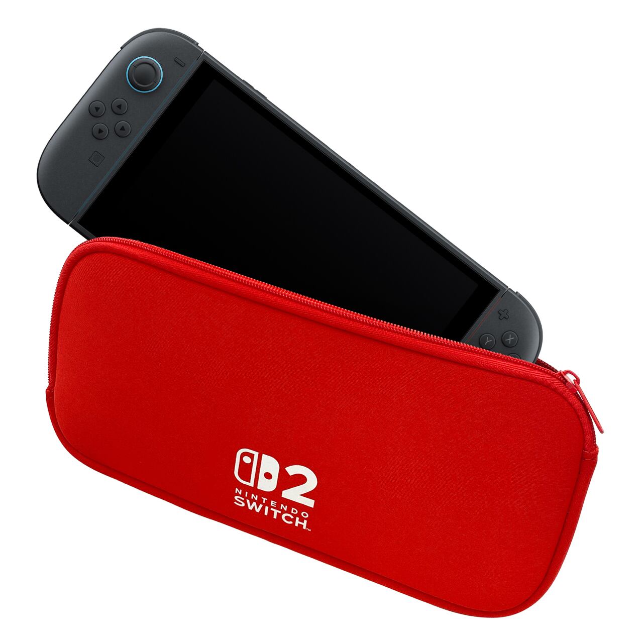 ソフトポーチ for Nintendo Switch 2 /BLACK /RED | ilexdirect