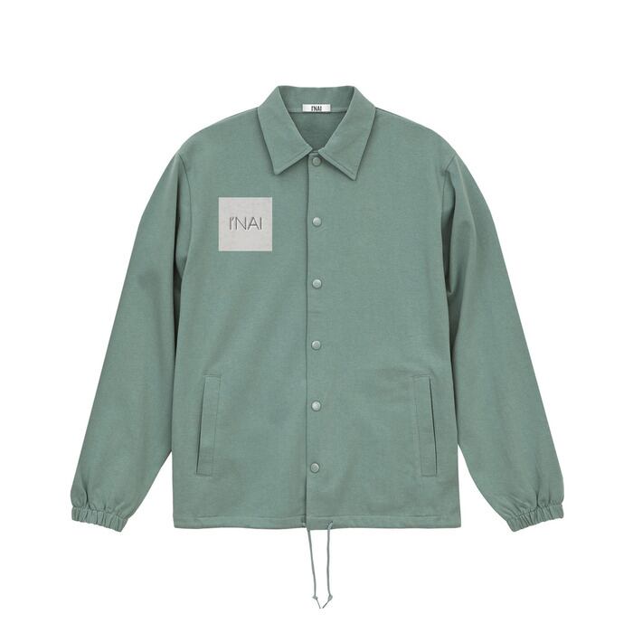 CIRCLE YOKE SLEEVE SHIRT GRAYISHGREEN 【公式通販】