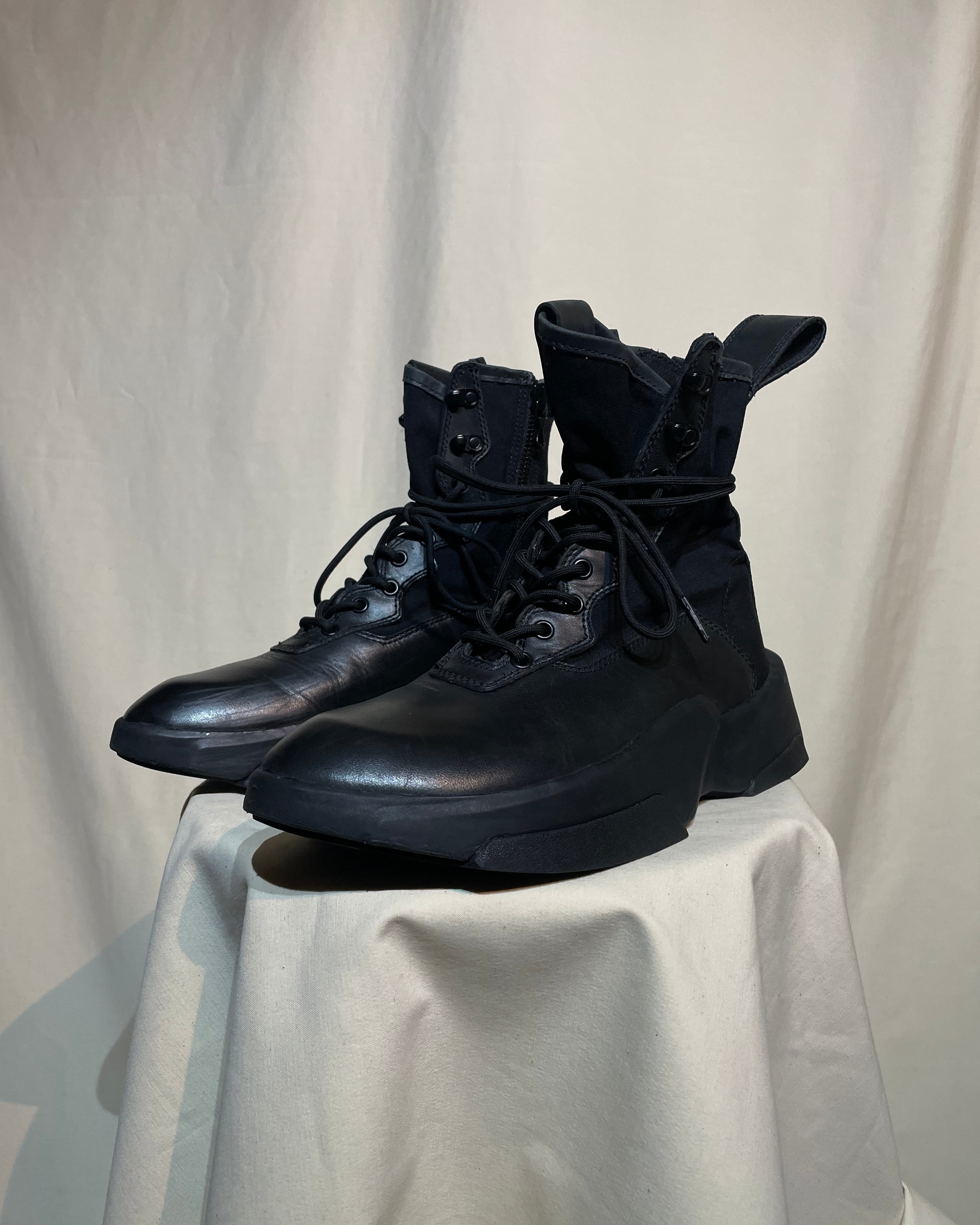 Pre-Spring2021 Lace-up Cow Leather Sneakers