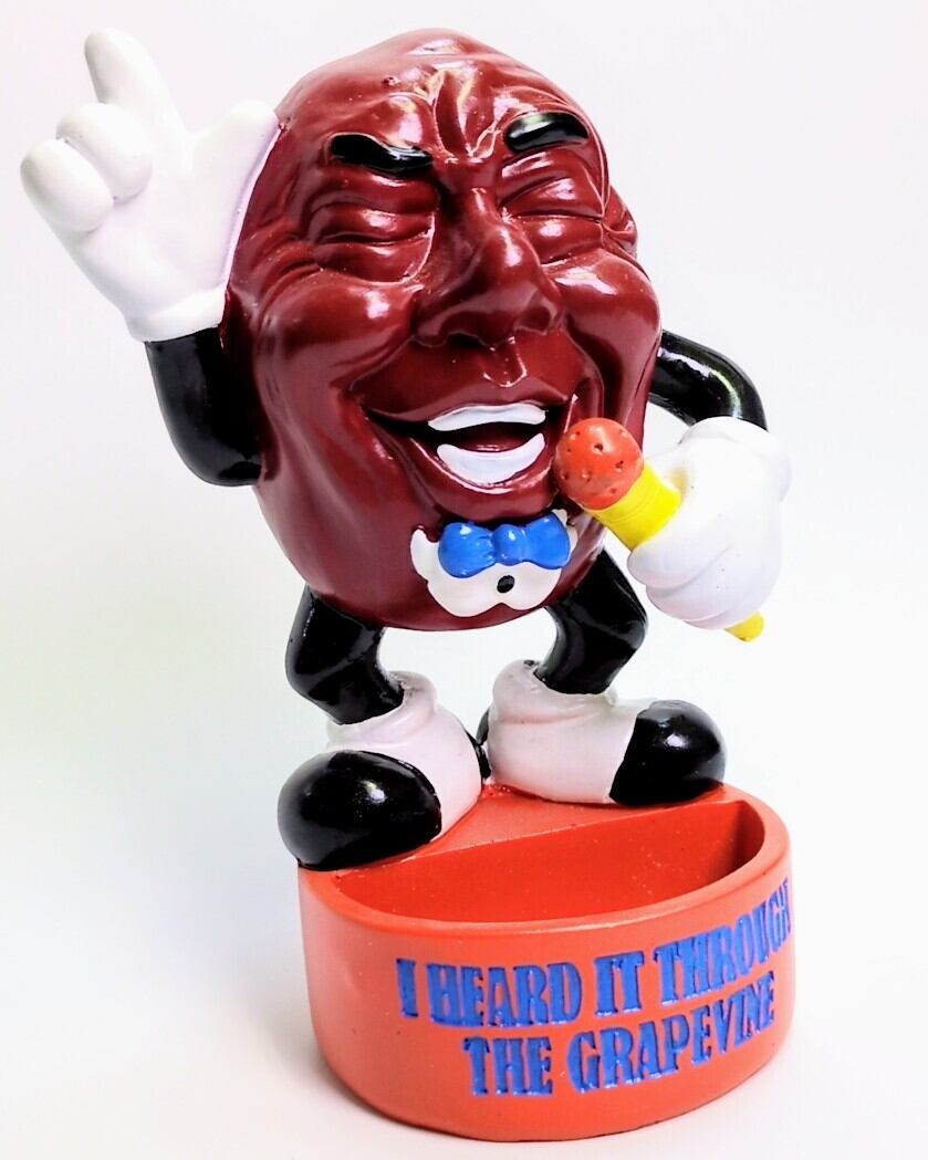 ☆【 California Raisins (カリフォルニアレーズン ) 】 tiny goodbite / タイニー グッドバイト / メッセージ レジン スタチュートレイ 〚アメリカン雑貨 アメトイ〛