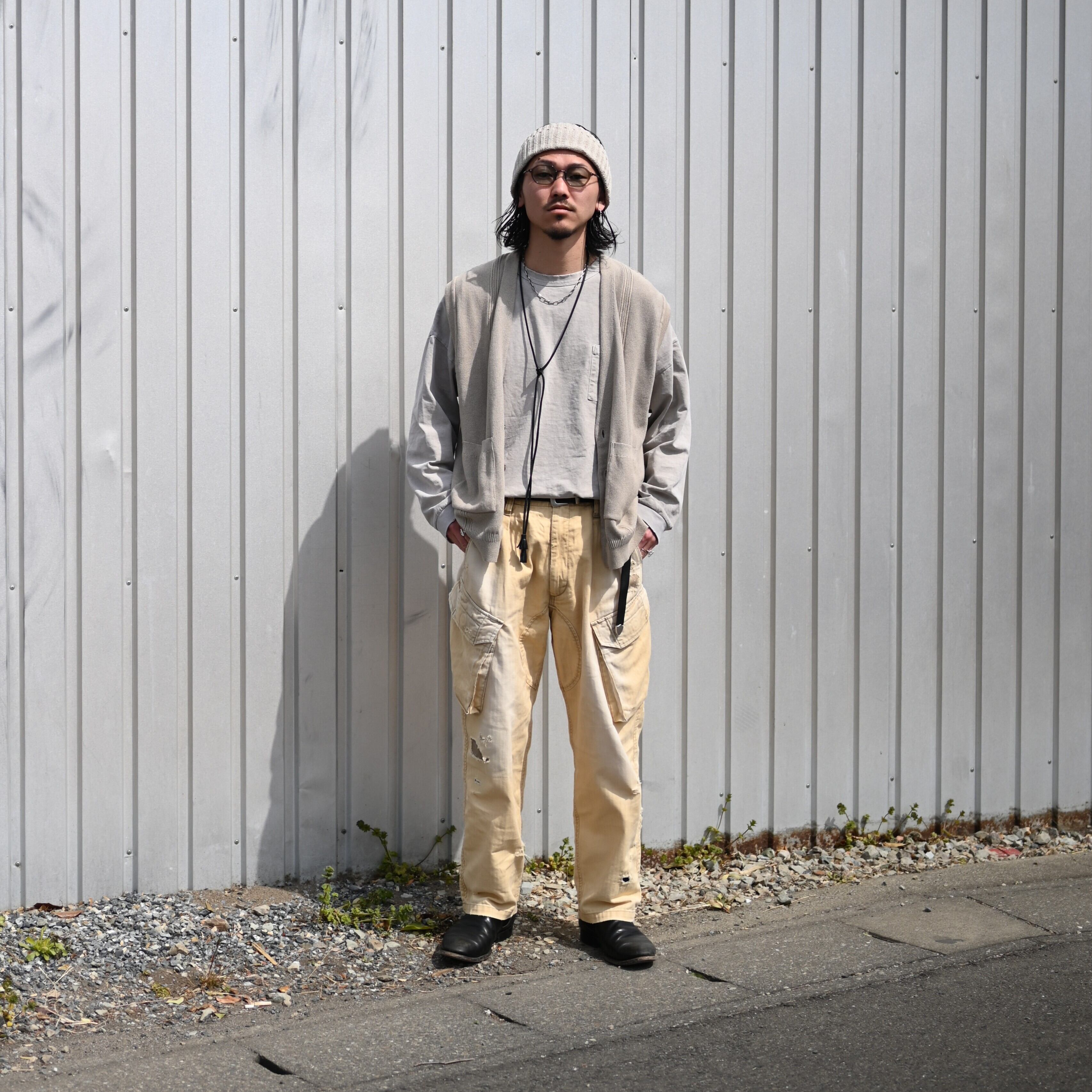 ANACHRONORM(アナクロノーム)REMAKED HERRINGBONE COMBAT CARGO