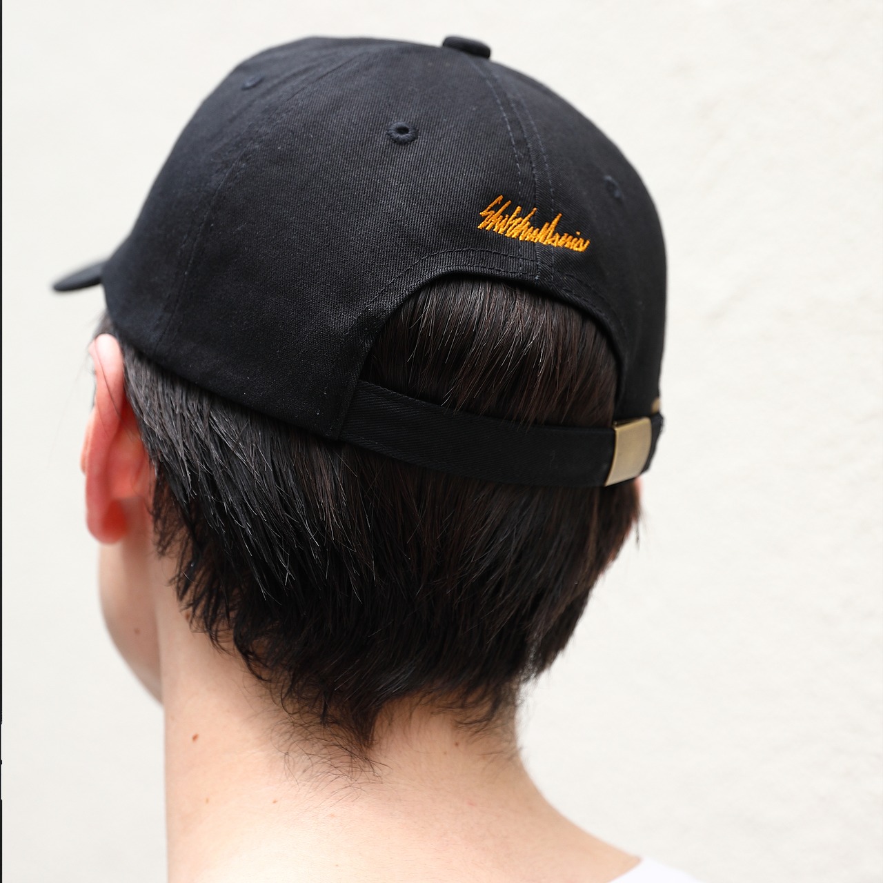 オラ豹刺繍コットンツイルキャップ