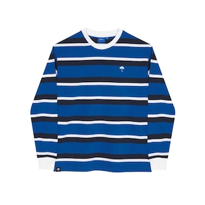 【HELAS】HORIZON STRIPED LONGSLEEVES TEE - BLUE