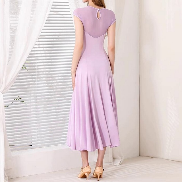 シアーヨーク・フレアロングドレス ds0774