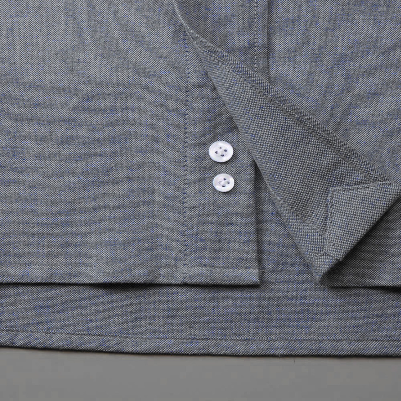 オックスフォード ボタンダウン シャツ『IMPIZM』／gray