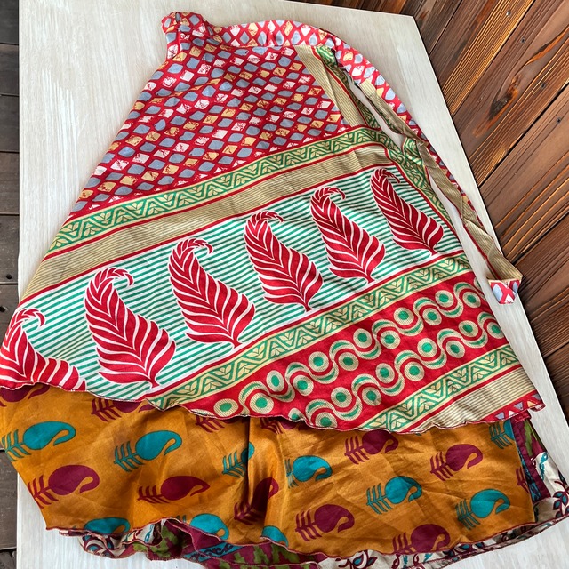 シルク巻きスカート2511