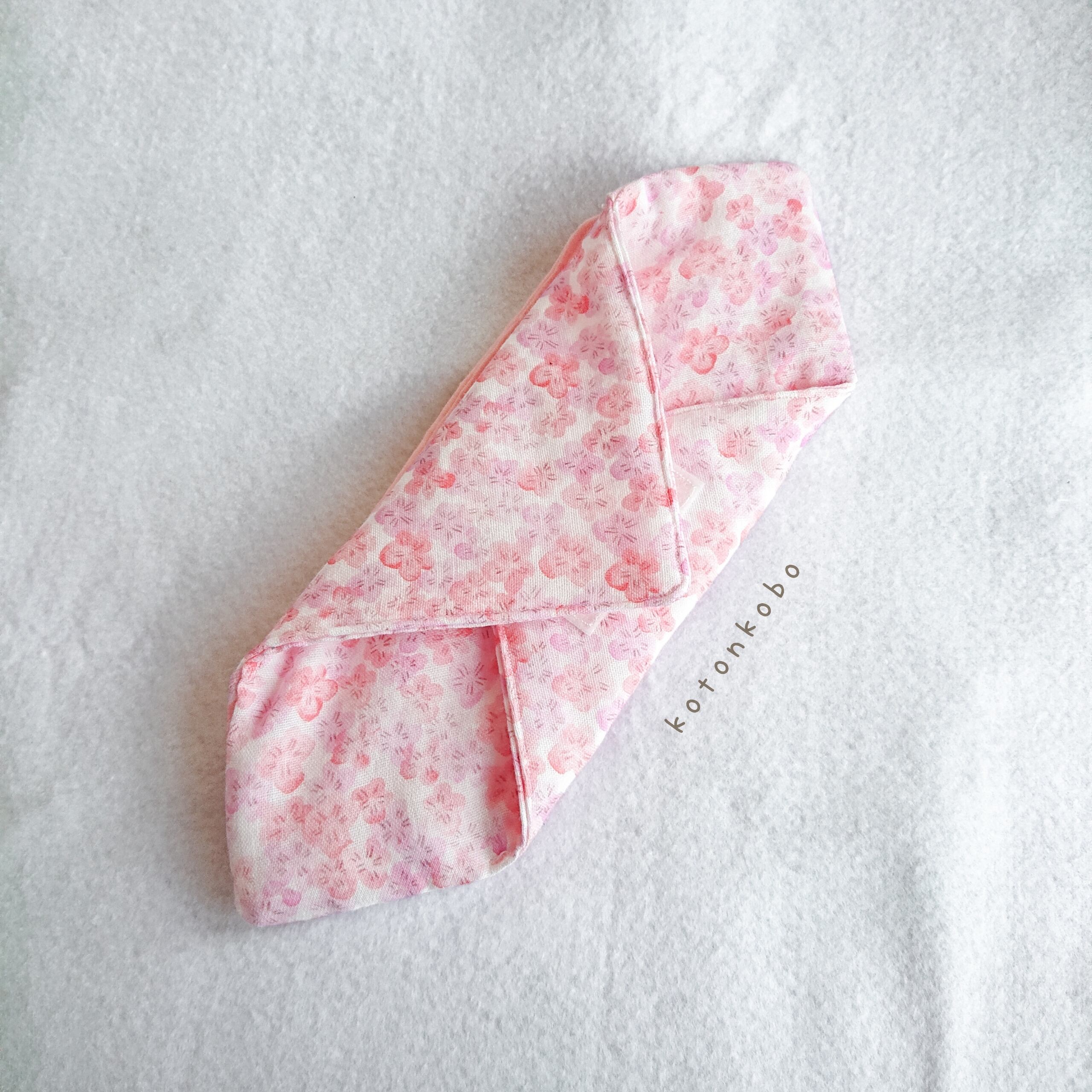 ことなぷセット（もも色小花）～生理用布ナプキン～ | ことん工房
