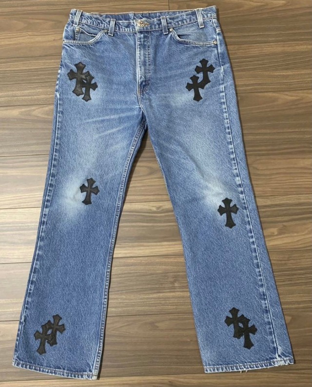 CHROME HEARTS クロムハーツ 517 LEVI'S デニム クロスパッチ ジーパン