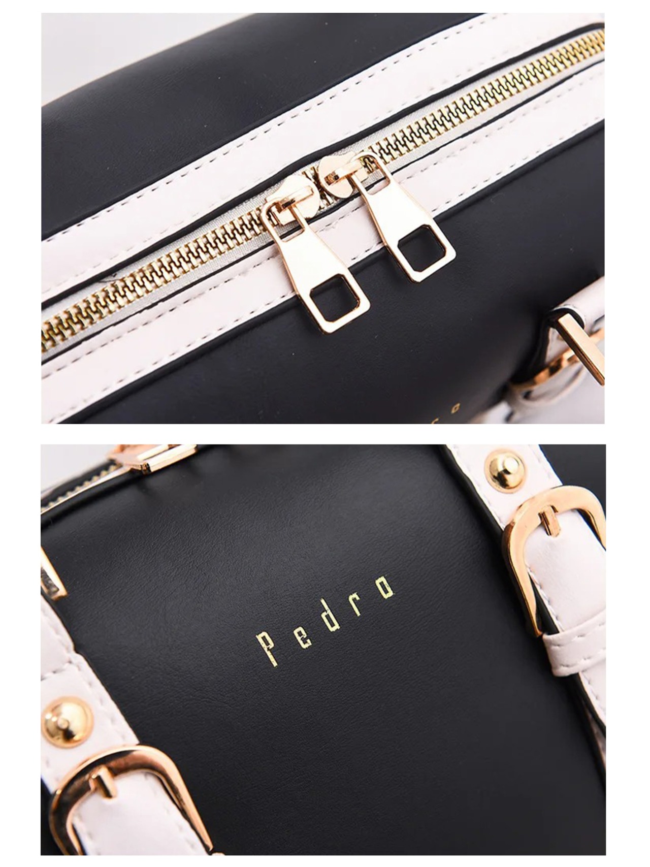 【0277】Bicolor Boston Style Shoulder Hand Bag