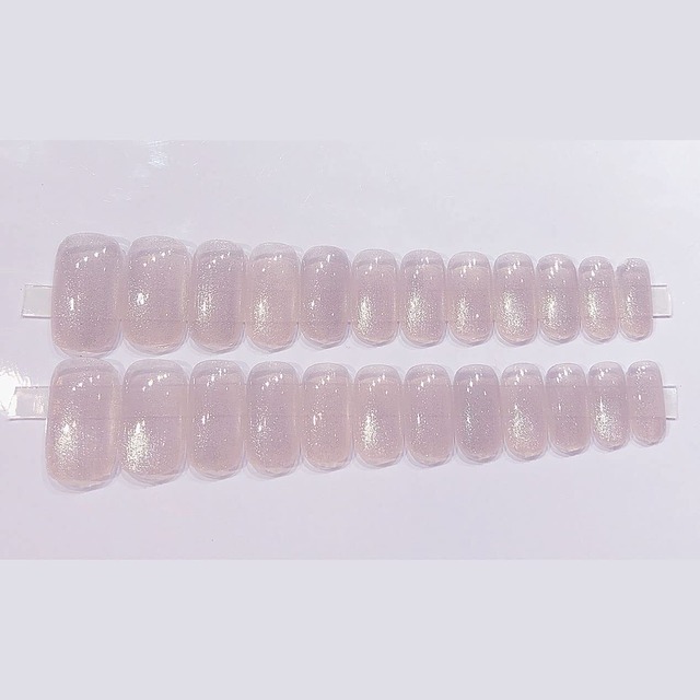 ピンクグラデーション ネイルチップ 24枚入り ネイル 結婚式、パーティ、休日、デート、プロム、日常生活に使用できます