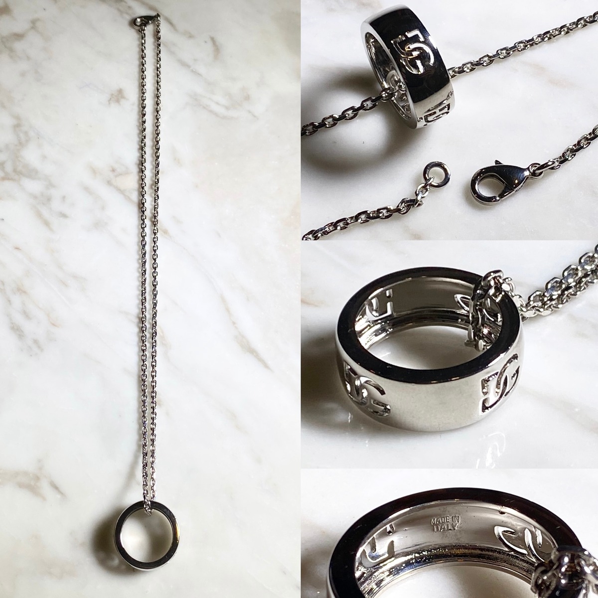D&G ring pendant necklace | NOIR ONLINE