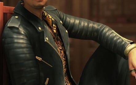 羊革キルティングライダー 趙 天佑ジャケット・横縞袖 Sheep Leather