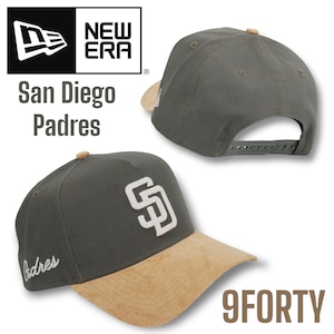 ●日本未発売●New Era 9FORTY San Diego Padres Suede A-Frame Cap /スウェード サンディエゴ パドレス スナップバックキャップ ダルビッシュ有 タティスJr