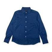 Kamakura Shirts Active カマクラシャツ 長袖シャツ M/ネイビー メンズ