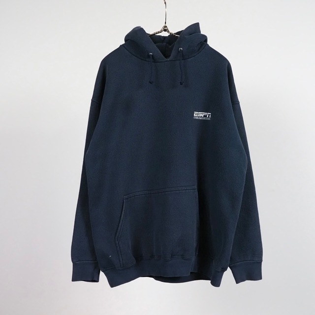 90’s ESPN Sports Sweat Hoodie L Navy Alstyle スウェットフーディー ネイビー