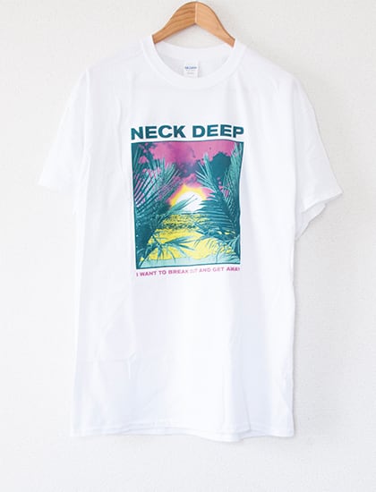 【NECK DEEP】Break Out T-Shirts (White)