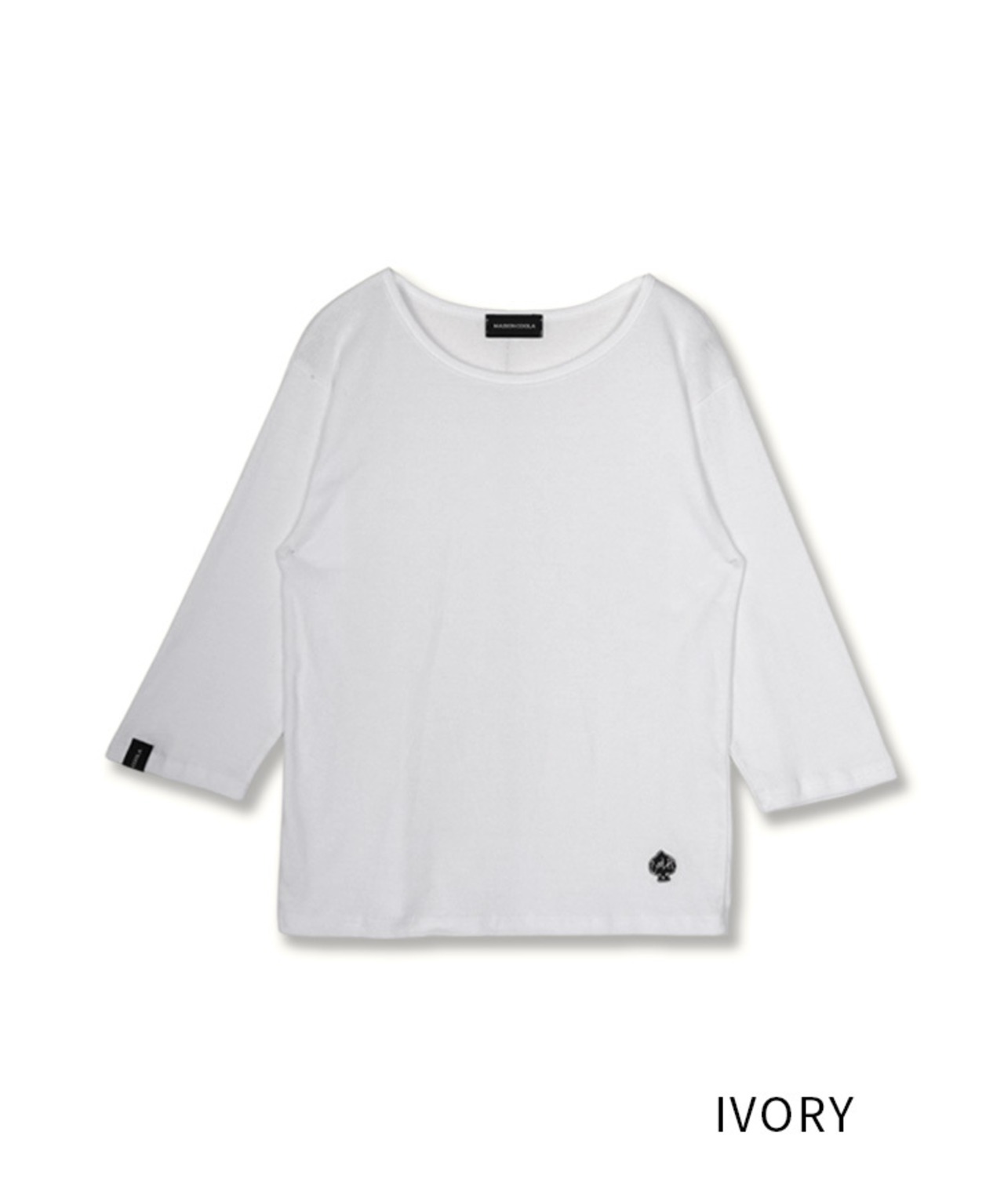 【直営限定ITEM】7/8レングスルーズTシャツ (WHITE)　CQ-49065H