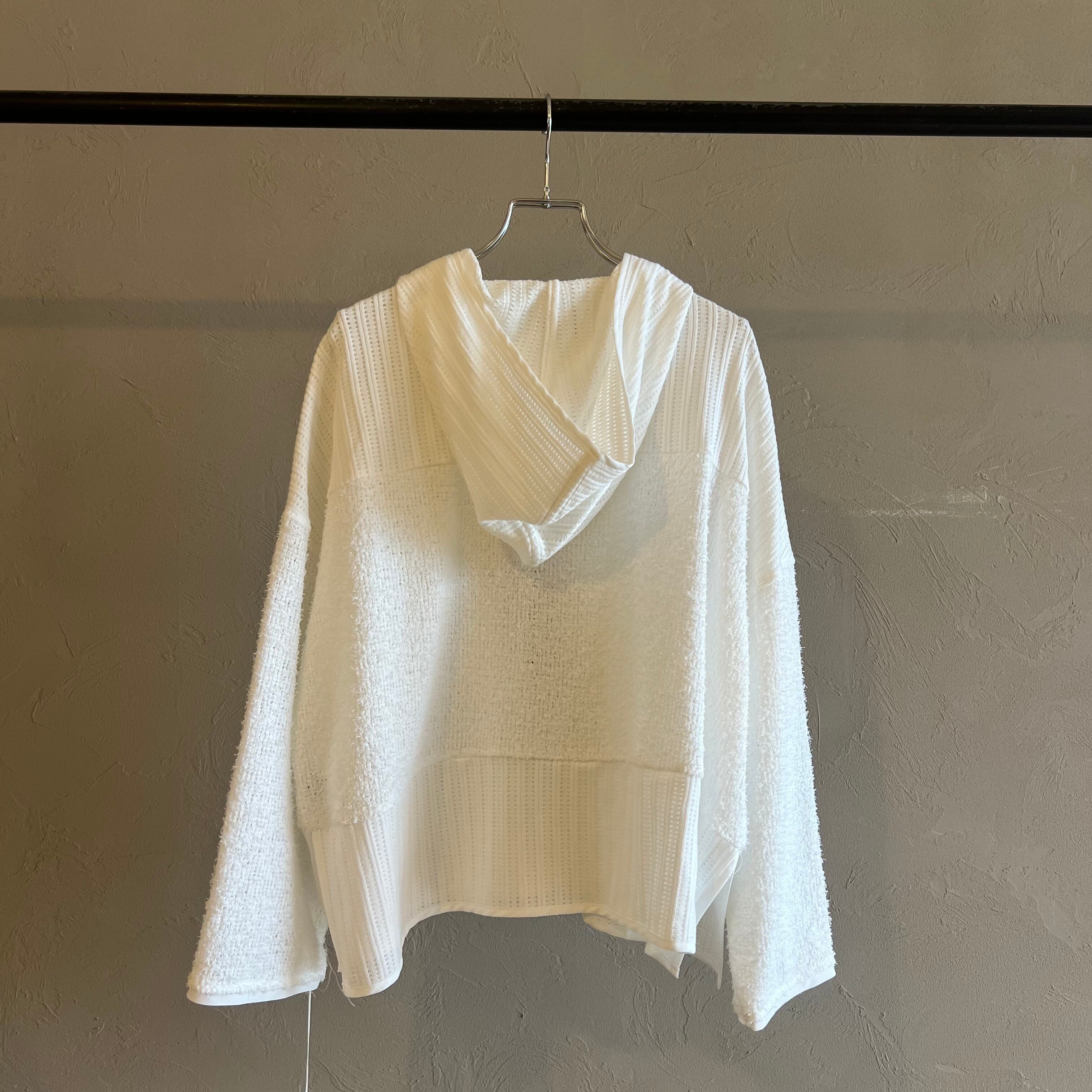 【新品】CYAN TOKYO シアントーキョーショートフェザーコンビフーディ CYAN TOKYO 】ショートフェザーコンビフーディー | valance 福井