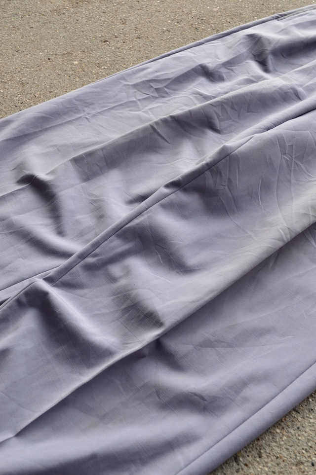 STACY ADAMS 1980's-90's From USA Center Intuck Wide Slacks Windowpen Polyblend Rayon ステイシーアダムス 80s ワイドスラックス