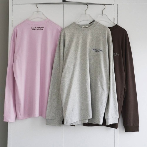 【 anuke 】Logo Long T-Shirts