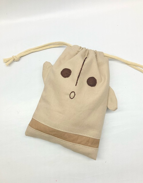 埴輪　ハニワ　給食袋　巾着袋　｜とりさん工房ーかわいいハンドメイドポーチ
