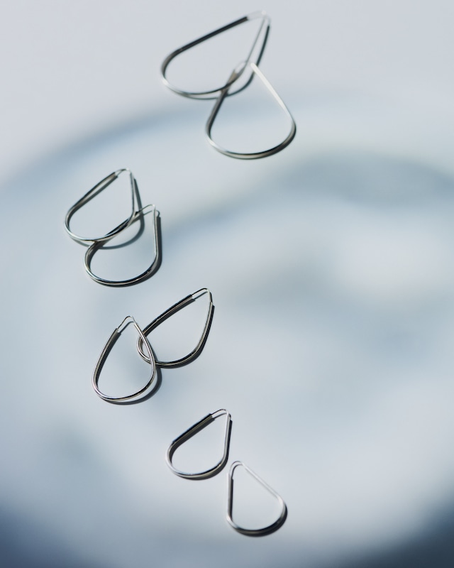 ◾️ Drop motif hoop pierce size:L ◾️