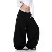 ストリート  文字刺繍 スウェットパンツ P378