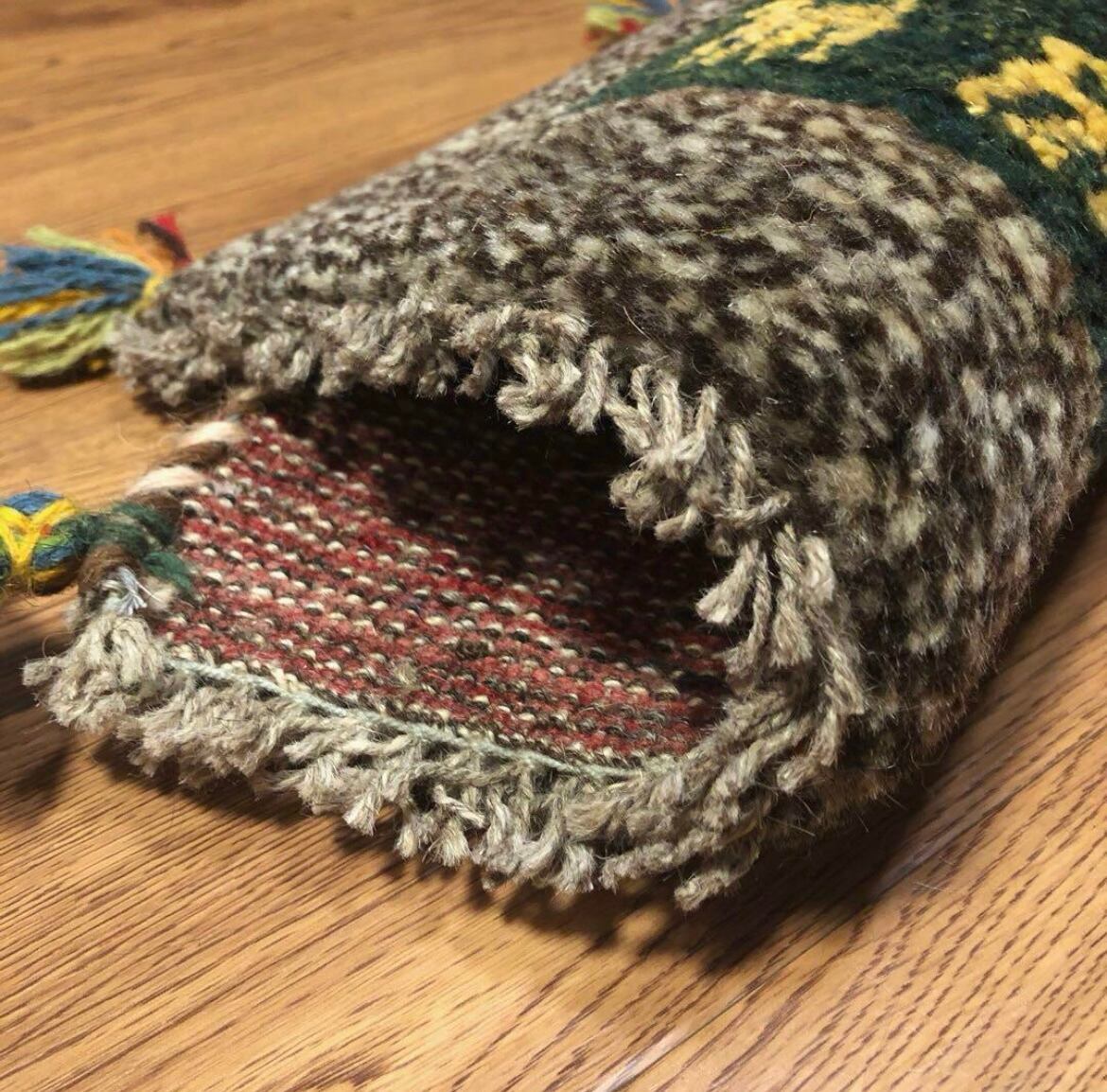 ペルシャギャッベ (ギャベ) チェアマット 椅子の座布団 No.GS-1374