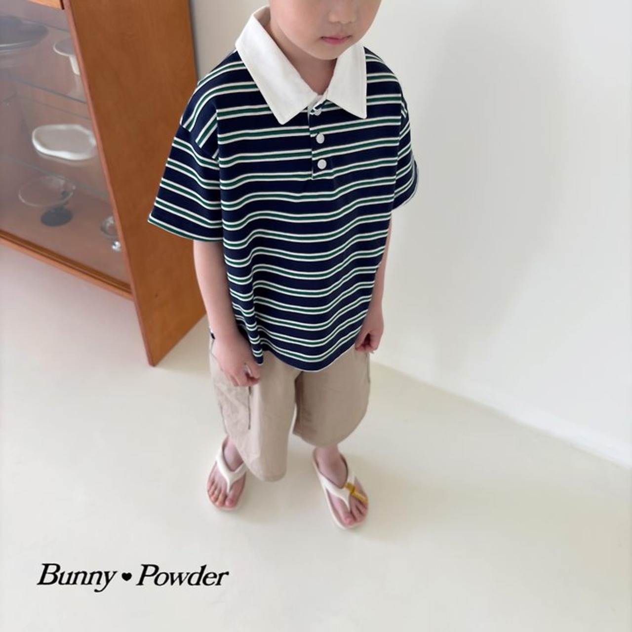 [Bunny Powder] Feature) Summer Polo Shirt (2XL/3XL/4XL) / [버니파우더] 기획)썸머카라티 (2XL/3XL/4XL)