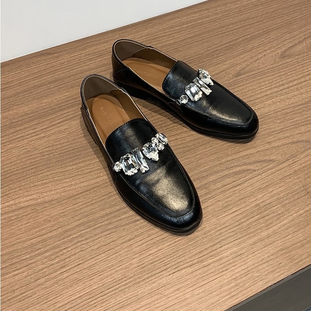 rhinestone loafers <s1210>