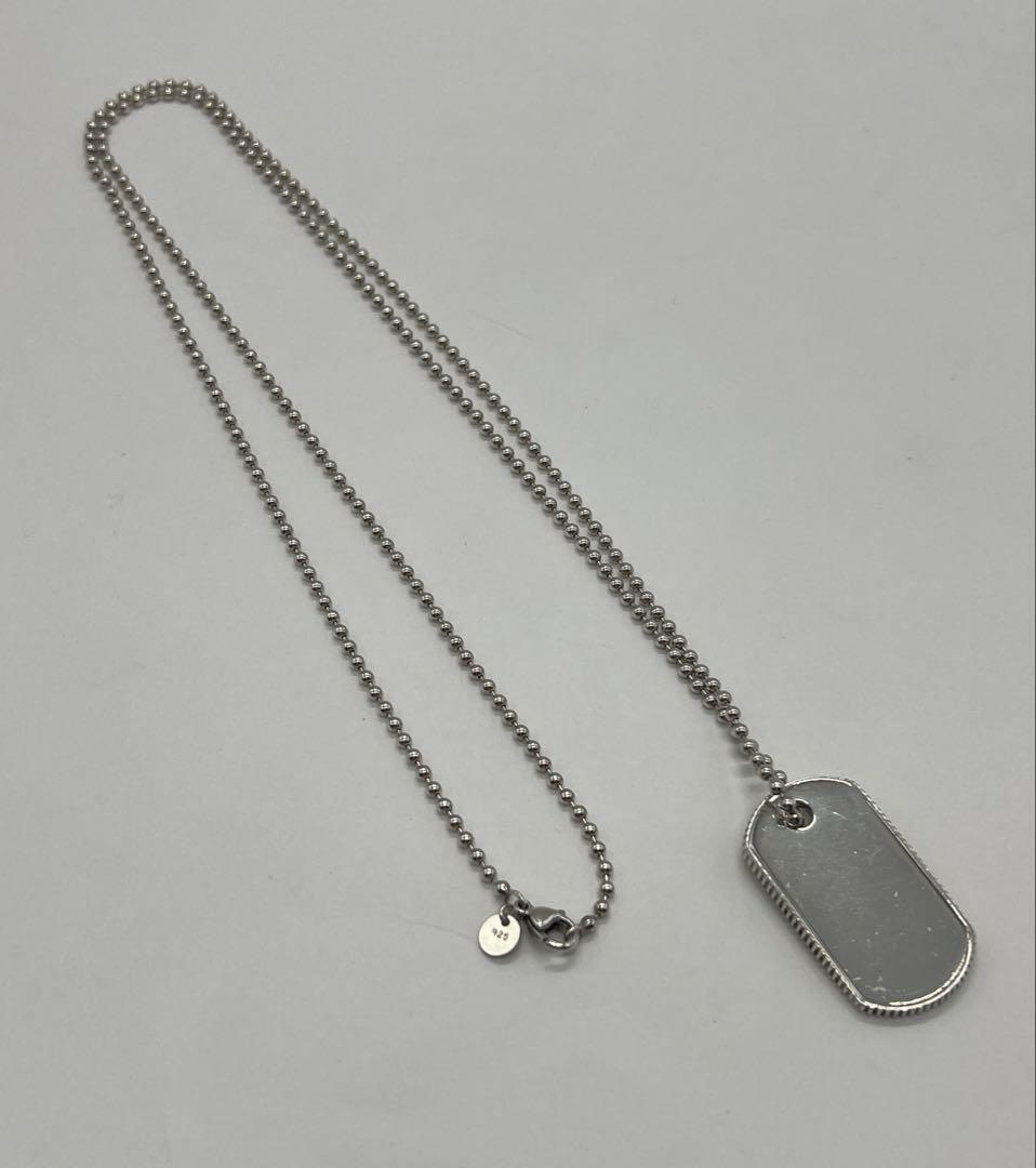 ティファニー TIFFANY コインエッジ ドッグタグ ネックレス SV925
