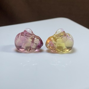 7.ペアうさちゃん･フローライトうさぎ