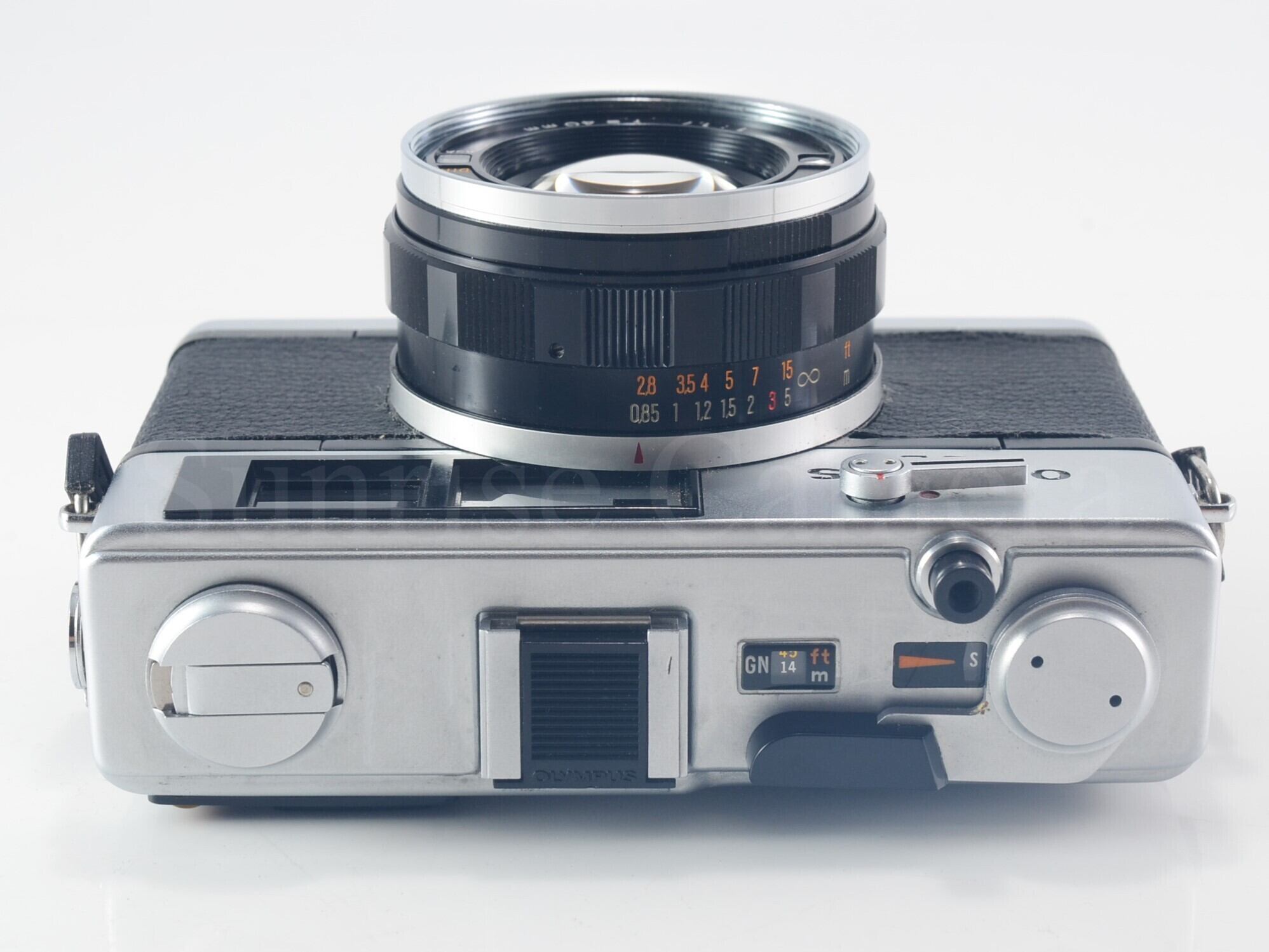 オリンパス35DC／F・ZUIKO 40ｍｍF1.7付【実写確認済整備品】 OLYMPUS 35DC / F.Zuiko 40mm F1.7 後期型 整備済 ネガフィルム付